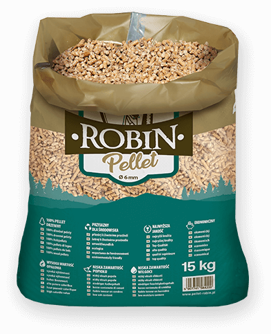 worek pelletu opałowego Robin do kupienia w Piotrkowie Trybunalskim lub sklepie internetowym